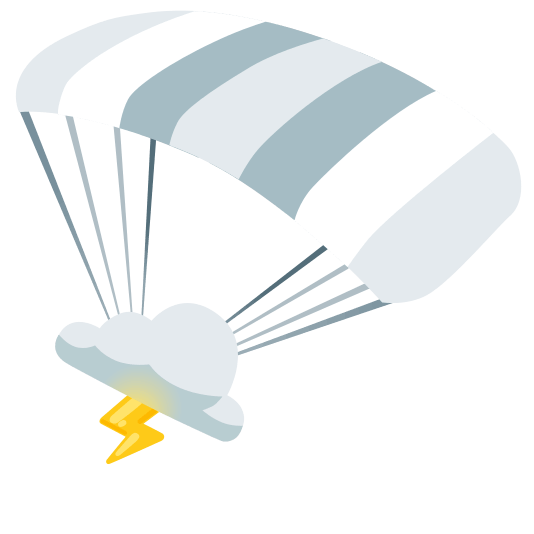 parachute lightning