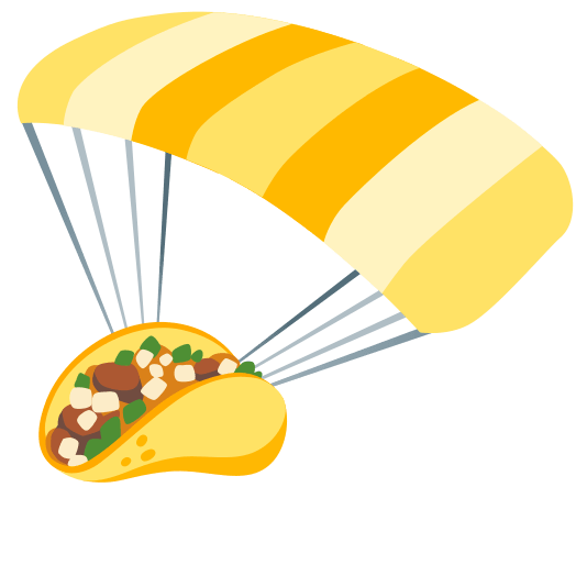 parachute taco