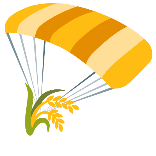 parachute ear of rice
