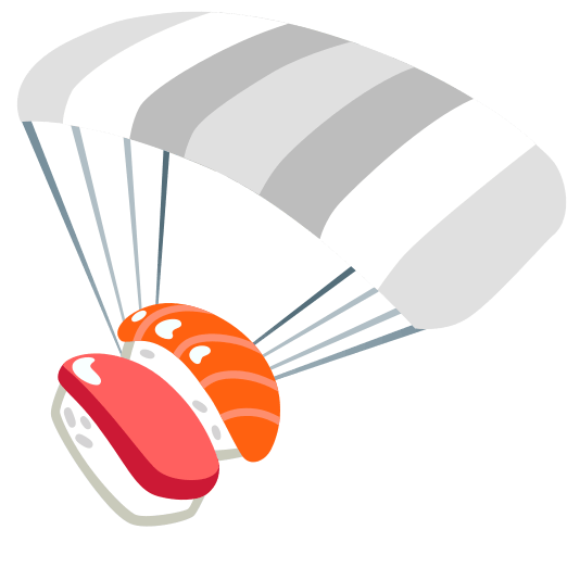 parachute sushi