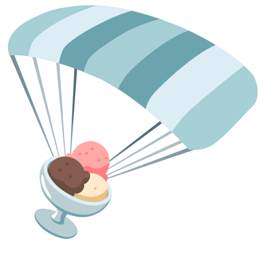 parachute ice cream