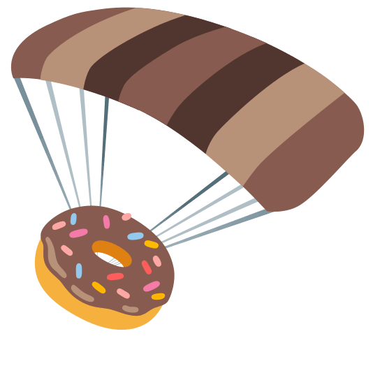parachute doughnut