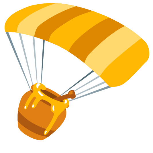 parachute honey pot