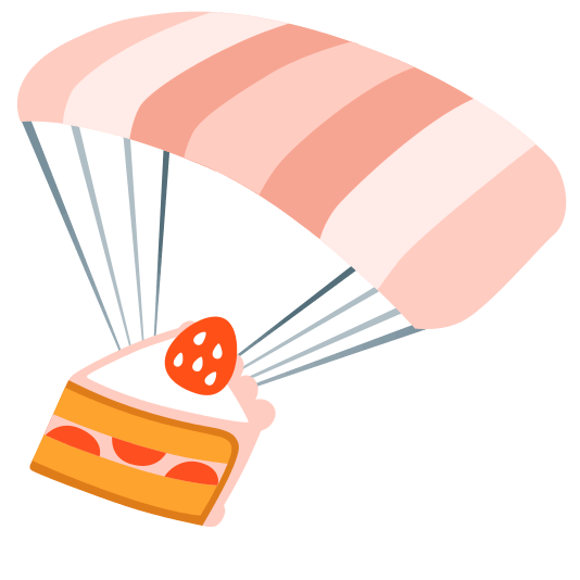 parachute cake