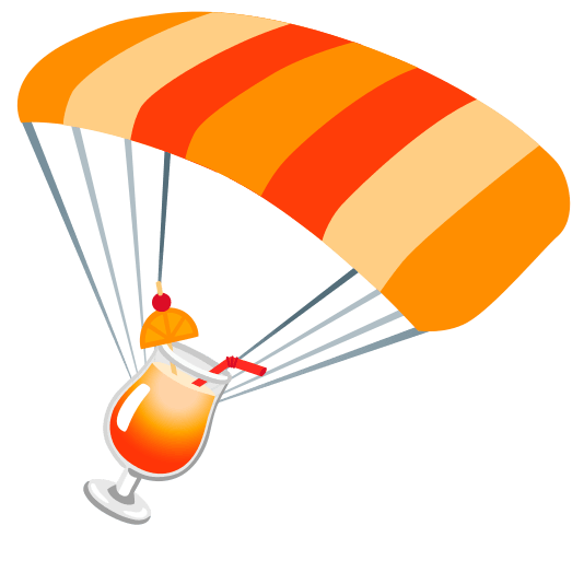 parachute tropical drink