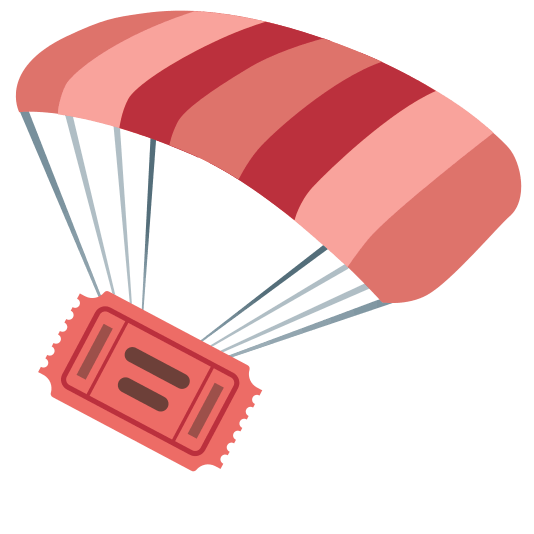 parachute admission tickets