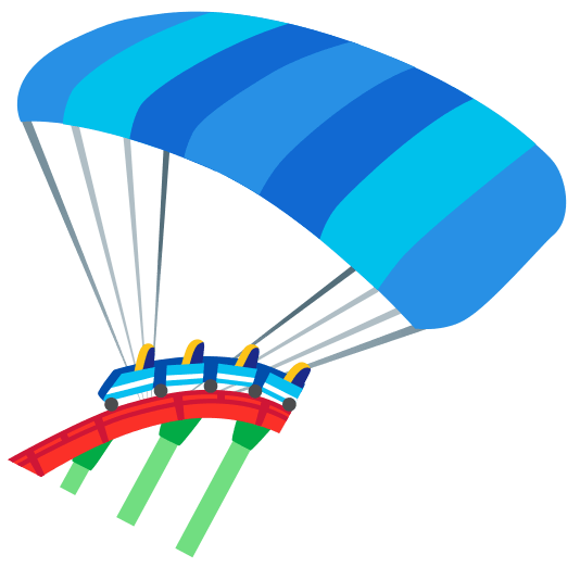 parachute roller coaster