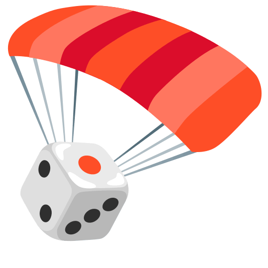 parachute game die
