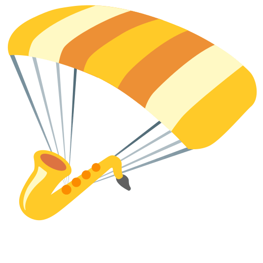 parachute saxophone