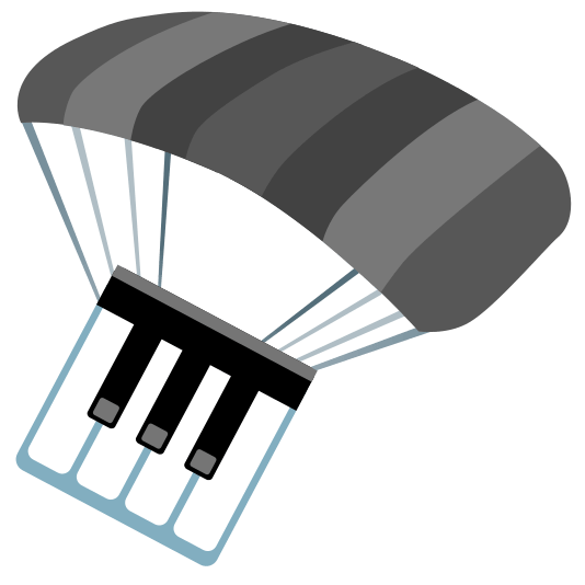 parachute musical keyboard