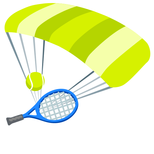 parachute tennis