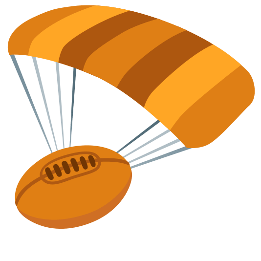parachute rugby football