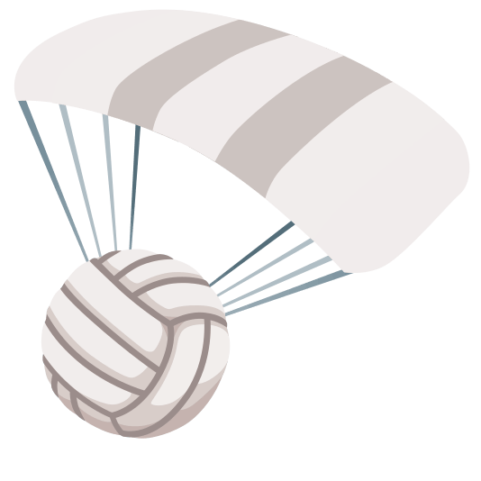 parachute volleyball