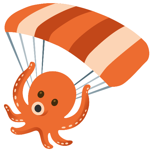 parachute octopus
