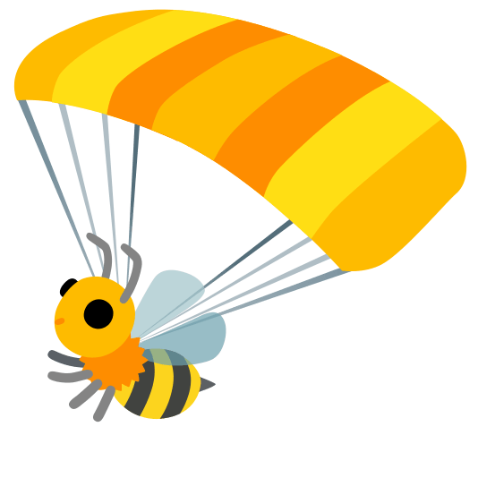 parachute bee