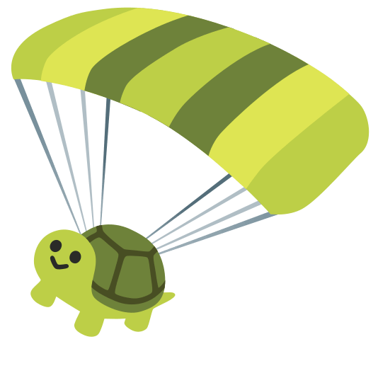 parachute turtle