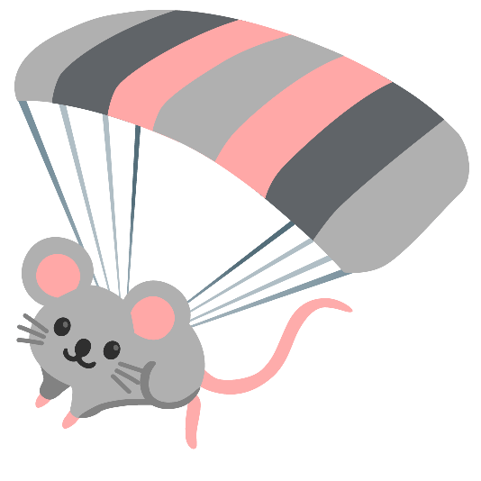 parachute mouse