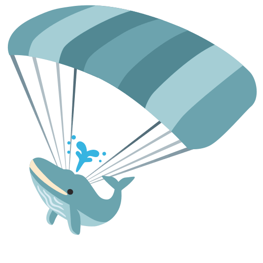 parachute whale