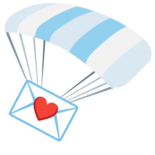parachute love letter