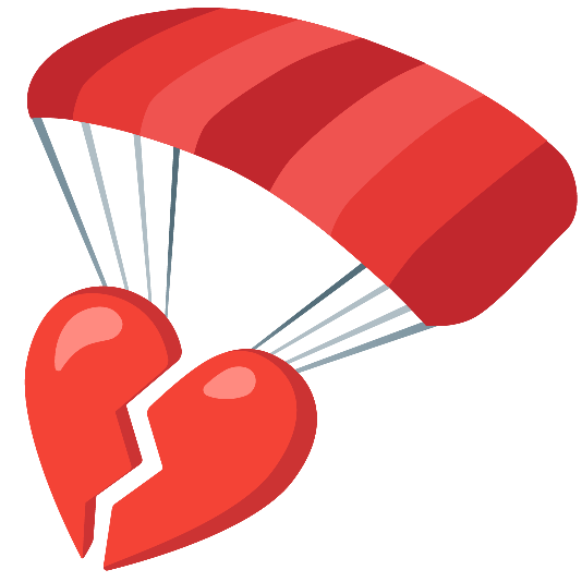 parachute broken heart