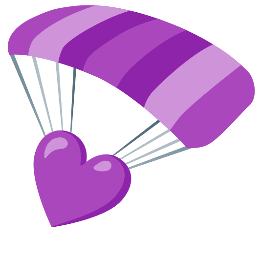 parachute purple heart