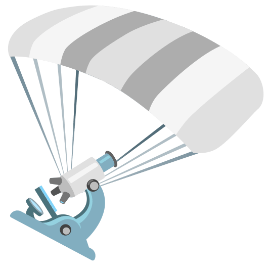 parachute microscope