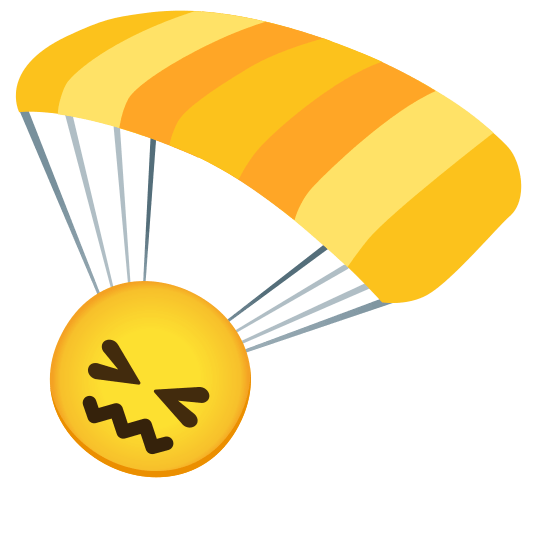 parachute confounded