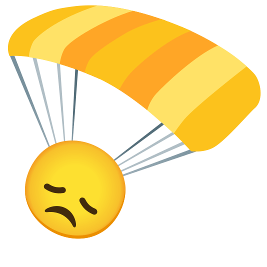 parachute disappointed