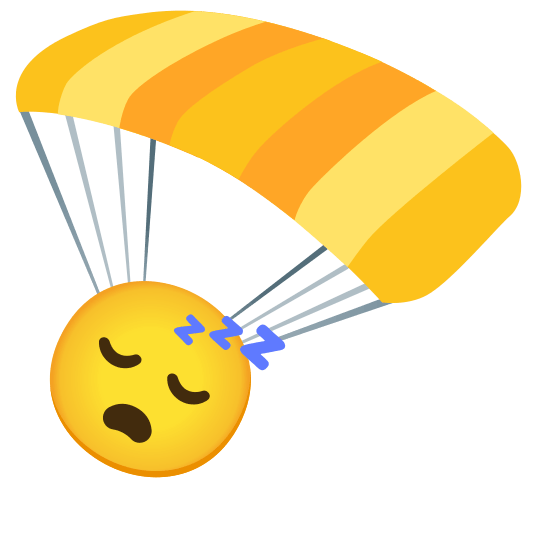 parachute sleeping