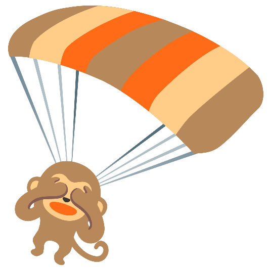 parachute see no evil