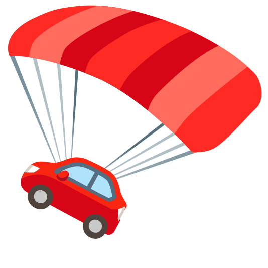 parachute car
