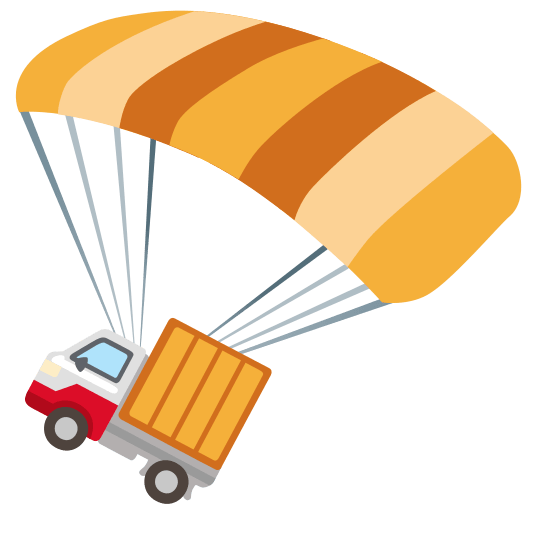 parachute truck