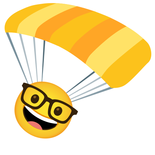 parachute nerd face