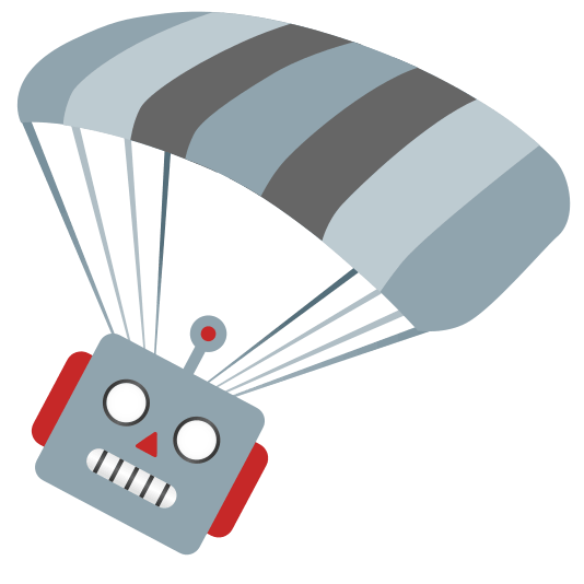 parachute robot face