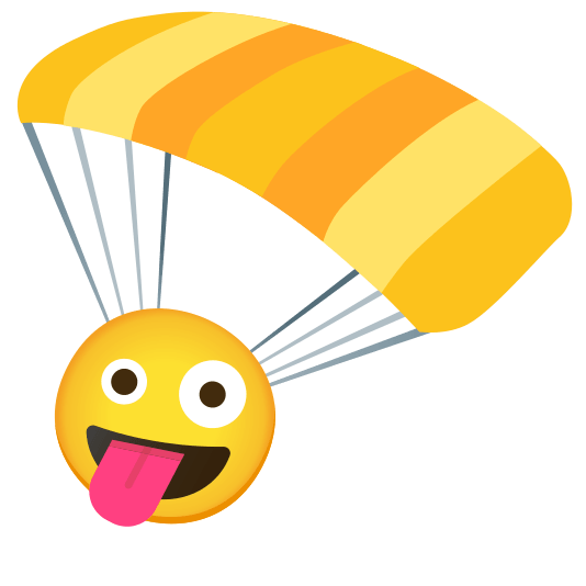 parachute zany face