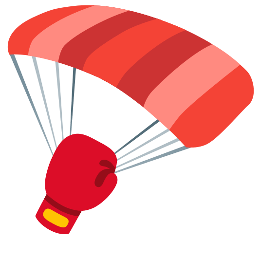 parachute boxing glove