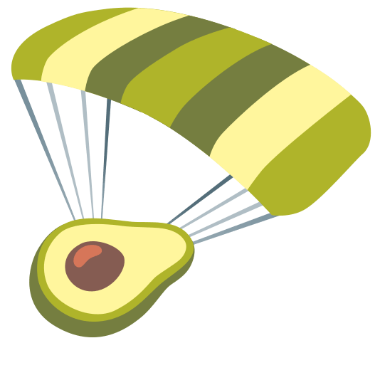 parachute avocado