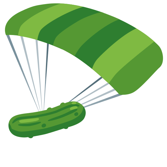 parachute cucumber
