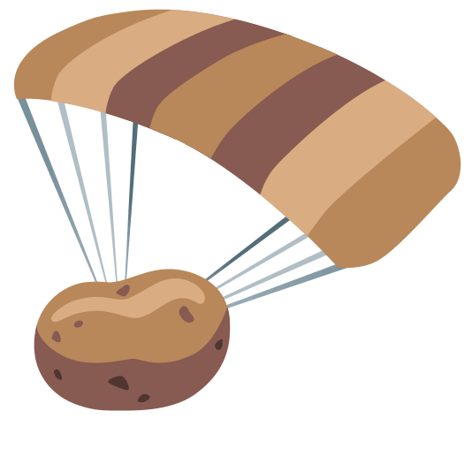 parachute potato