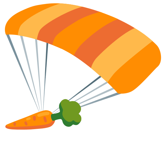 parachute carrot