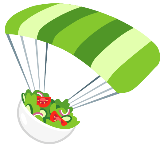 parachute green salad