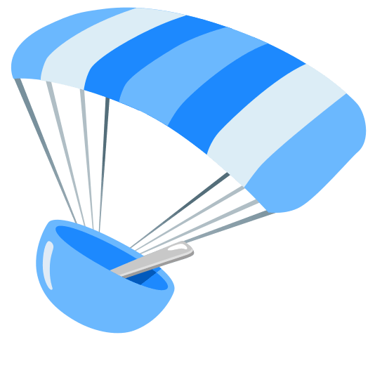parachute bowl with spoon