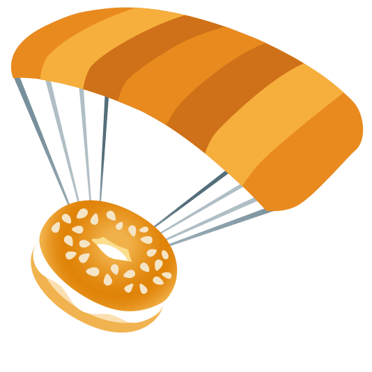 parachute bagel