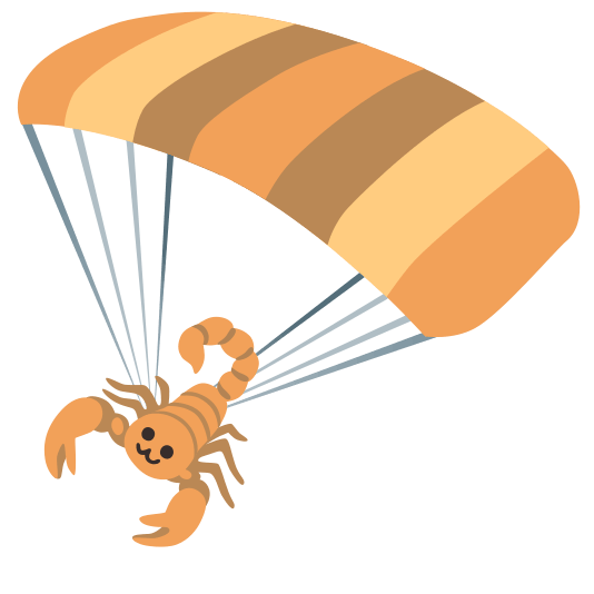 parachute scorpion