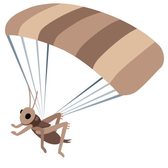 parachute cricket