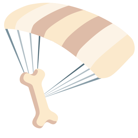 parachute bone