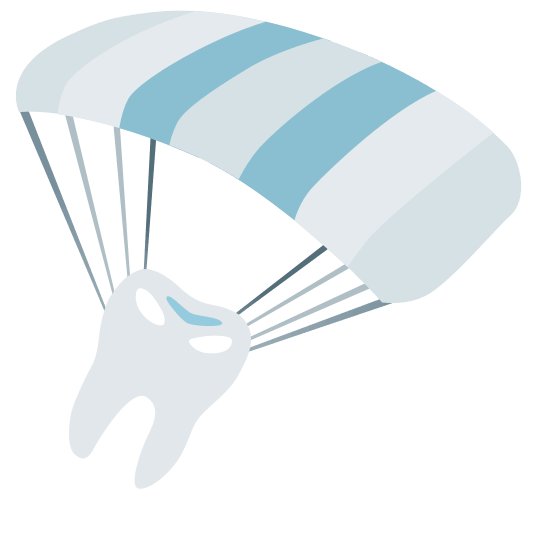 parachute tooth