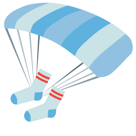 parachute socks