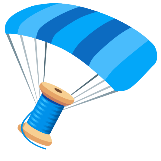 parachute thread
