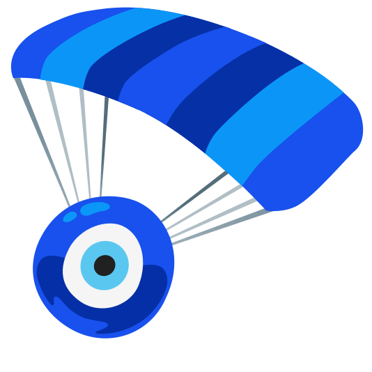 parachute nazar amulet